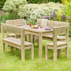 Philippa Table & Bench Set