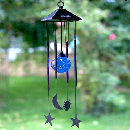 Sun, Moon & Star Solar Windchime 1 Sun, Moon & Star Solar Windchime