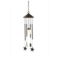 Sun, Moon & Star Solar Windchime 5 Sun, Moon & Star Solar Windchime -Flower Harvest Shop 160135 2