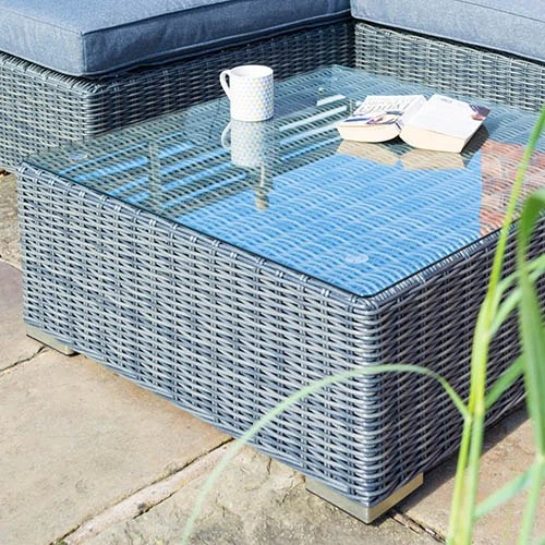 Vienna Lounger Set Grey Weave 4 Vienna Lounger Set Grey Weave - Image 4