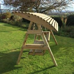 Miami 3 Seater Swing Seat With Cushion -Flower Harvest Shop 160505 2