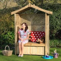 Dorset Arbour With Storage Box And Seat Cushion -Flower Harvest Shop 160506 2