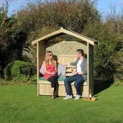 Hampshire Arbour With Storage Box And Cushion -Flower Harvest Shop 160507 4
