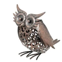 Metal Scroll Owl Light -Flower Harvest Shop 160618 2