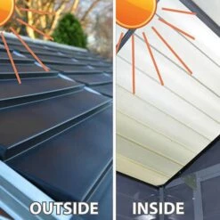 Palram 6x3 Skylight Grey Deco Apex Shed -Flower Harvest Shop 160732 1