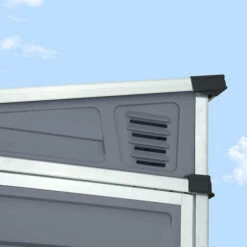 Palram 4x6 Skylight Grey Pent Shed -Flower Harvest Shop 160733 8