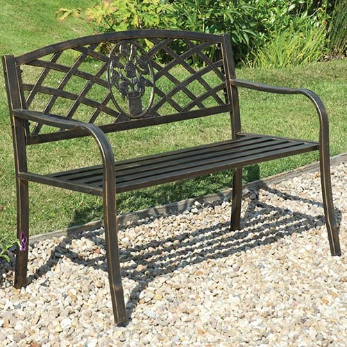 Coalbrookdale Garden Bench - Bronze 3 Coalbrookdale Garden Bench - Bronze - Image 3