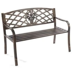 Coalbrookdale Garden Bench - Bronze 7 Coalbrookdale Garden Bench - Bronze -Flower Harvest Shop 160793 3