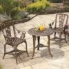 Arm Chair Patio Set For Two - Bronze