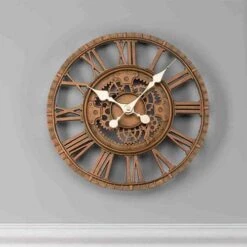 Newby Mechanical Clock Bronze 12" -Flower Harvest Shop 160955 1