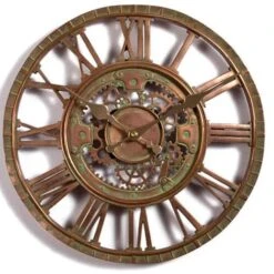 Newby Mechanical Clock Bronze 12" -Flower Harvest Shop 160955 2