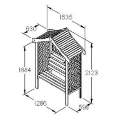 Parisienne Arbour 9 Parisienne Arbour -Flower Harvest Shop 161038 4