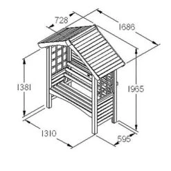 Cadiz Arbour -Flower Harvest Shop 161040 4