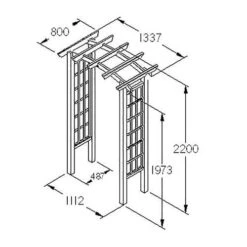 Ryeford Arch 7 Ryeford Arch -Flower Harvest Shop 161043 3