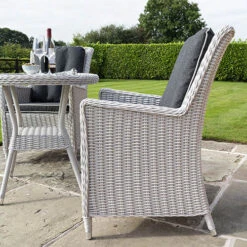 Prestbury Bistro Set Putty Grey -Flower Harvest Shop 161228 5