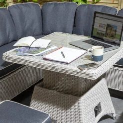 Prestbury Compact Diner Set Putty Grey -Flower Harvest Shop 161231 3