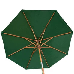 Willington Green 2.7m Wooden Parasol -Flower Harvest Shop 161238 2