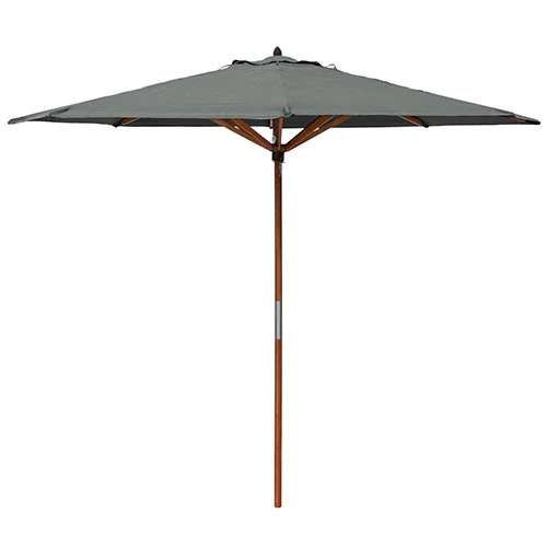 Willington Grey 2.7m Wooden Parasol 1 Willington Grey 2.7m Wooden Parasol