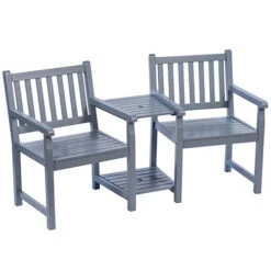 Danesford Duo Bench-Slate Grey