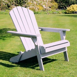 Folding Chair-Light Grey -Flower Harvest Shop 161412 3