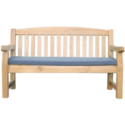 Emily Bench 3 Seater Dark Grey Seat Pad 5ft