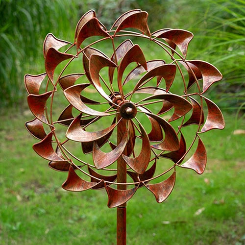 Double Swirl Wind Sculpture 1 Double Swirl Wind Sculpture
