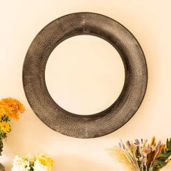 Black And Silver Indoor Mirror