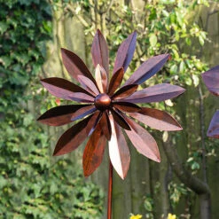 Set Of 4 Flower Wind Spinners -Flower Harvest Shop 161519 2