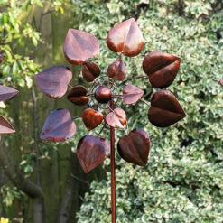 Set Of 4 Flower Wind Spinners -Flower Harvest Shop 161519 3