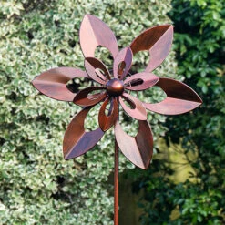 Set Of 4 Flower Wind Spinners -Flower Harvest Shop 161519 4