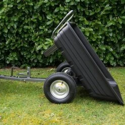 The Handy 650lb Poly Body Towed Dump Cart 11 The Handy 650lb Poly Body Towed Dump Cart -Flower Harvest Shop 180198 4