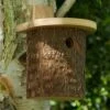 Natural Log Tit Nesting Box