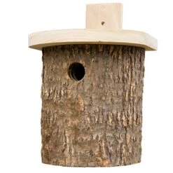 Natural Log Tit Nesting Box -Flower Harvest Shop 190047 2
